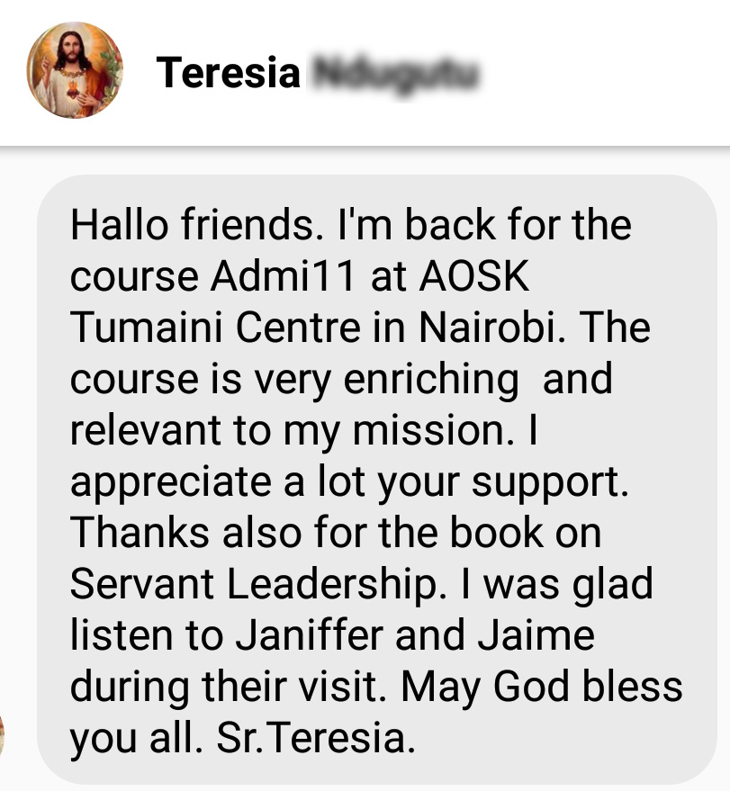 Sisters say thanks